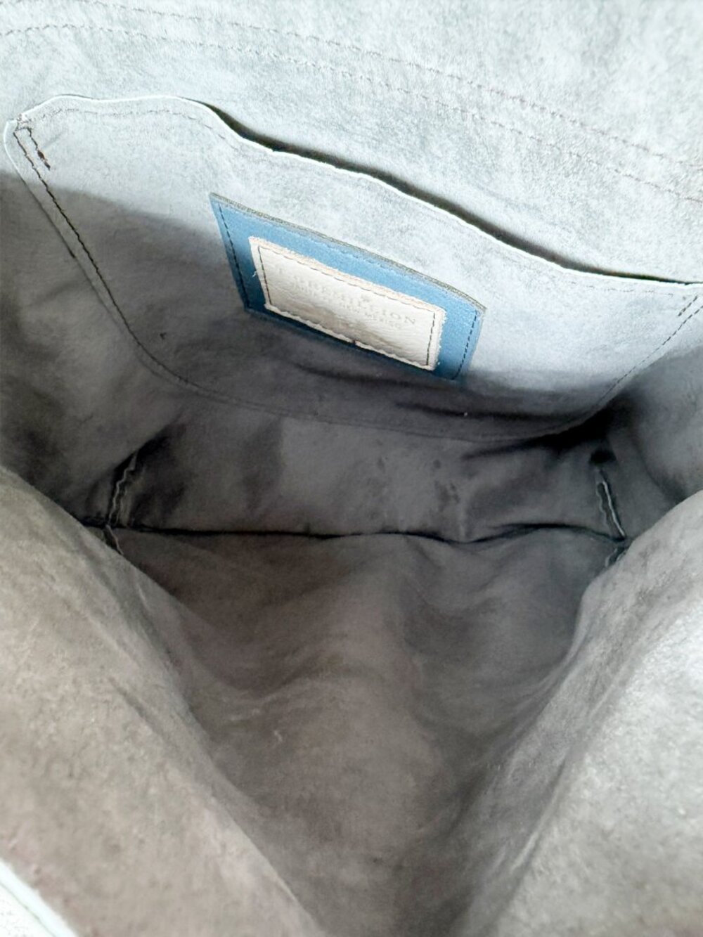 T. GREMILLION BLUE Leather fringe bag - Picture 6 of 9